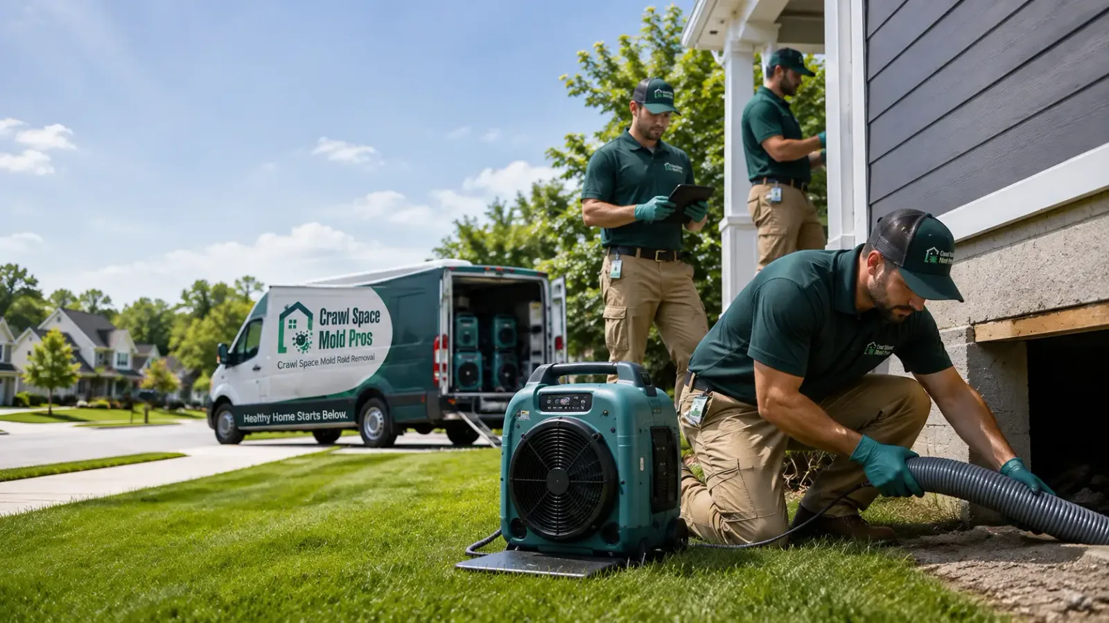 Crawl Space Mold Removal in Ridott, IL